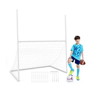 2 in 1 All Weather Football Training Equipment for Park School - Color: White - Picture 1 of 5