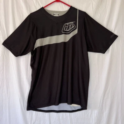 Camiseta deportiva de manga corta para hombre Troy Lee Designs TLD negra grande MUESTRA Foto 1 de 4