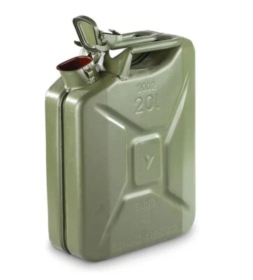 Org. BW Benzinkanister Dieselkanister Ölkanister Heizöl 20L, Metall UN-Zulassung - Bild 1 von 2