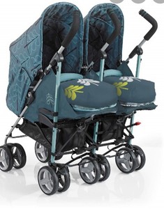 double buggy with footmuff