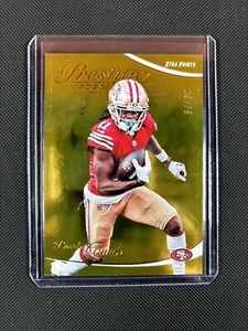 Brandon Aiyuk 2023 Prestige Xtra Points Gold 25/75 49ers Trading Card Singles - Picture 1 of 2