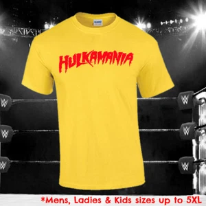 Hulkamania Fan T-shirt Unofficial Mens Ladies Kids Wrestling - Picture 1 of 1