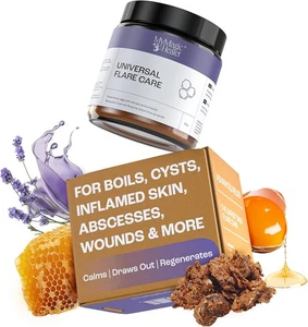 Soin Universel Flare | Soulagement de 97% des Problèmes de Peau | Kystes, Peau Inflammée, Caché - Photo 1/9