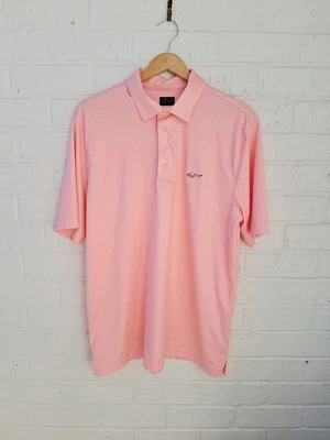 Polo de golf Greg Norman ML75 enfriamiento seco que absorbe la humedad coral talla: L Foto 1 de 4