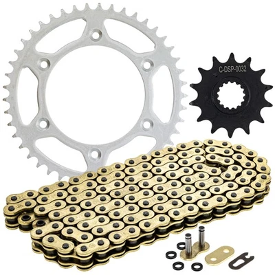 Juego de cadena de piñón para KTM 560 450 SMR 14/45 dientes 520 X-Ring kit delantero trasero Foto 1 de 4