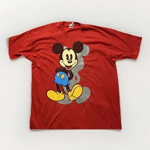 Vintage Disney Mickey Mouse T-Shirt Herren 3XLT Einzelnaht Made In US Big Face - Bild 1 von 11