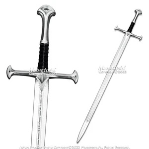 41” Foam Anduril Long Sword Aragorn King Rings Fantasy Medieval Cosplay Costume - Picture 1 of 8