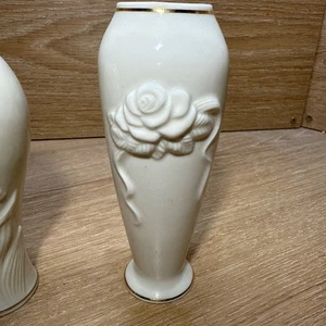 Vintage Lenox "Rose blossom Bud" & "Lily of The Valley" Vase - Picture 1 of 7