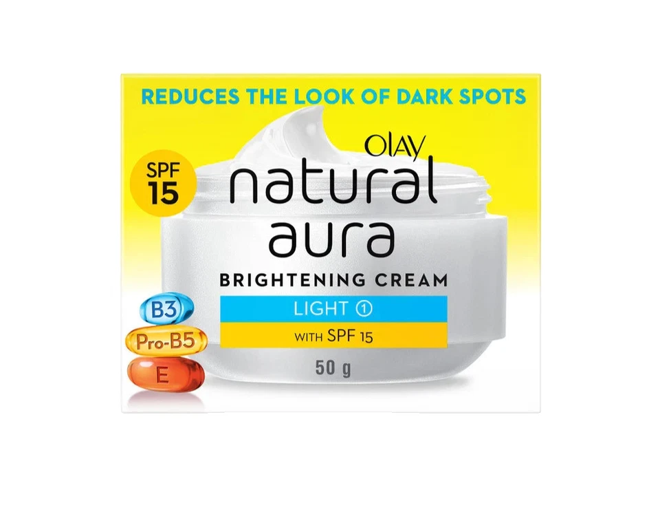 Cream OLAY Facial Moisturizer Day Cream Natural Light UV Protection Skin 50g - Image 1 of 3