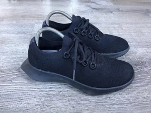 Allbirds Wd2 Wool Dasher 2 Womens Size 8.5 Triple Black Sneakers Merino Wool - Picture 1 of 13