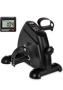 Mini Exercise Bike, AGM Under Desk Bike Pedal Exerciser Foot Cycle Arm & Leg - Picture 1 of 7