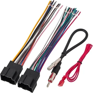 Aftermarket Radio Stereo Wire Harness+Antenna Adapter Set For GMC Yukon 07-14 - Picture 1 of 8