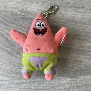 2006 TY Spongebob Schwammkopf Patrick Star Plüschtier Beanie Babys NEU Schlüsselanhänger  - Bild 1 von 8
