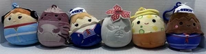 Stranger Things 4" Squishmallows Backpack Clip Ons Lot Of 6 NWT - Picture 1 of 8