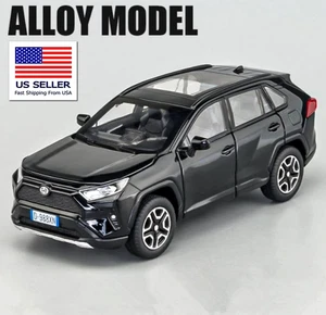 SUV RAV4 DIECAST NUEVO MODELO DE COCHE NEGRO CON SONIDO Y LUZ DIFÍCIL DE ENCONTRAR VEHÍCULO JUGUETE REGALO - Imagen 1 de 7