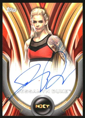 2020 Topps WWE Women's Division Autographs Orange #AJD Jessamyn Duke Auto /50 - Image 1 of 2
