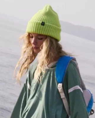 Free People Movement Lime Green Cool Down Beanie Size ALL NWT - Image 1 of 4