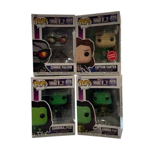 Funko Pop Marvel What If Set Of 4 Falcon Carter Gamora - Picture 1 of 10