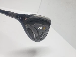 *LEFTY*TaylorMade M2 Rescue 4 Hybrid 22 Degree Graphite Stiff Flex Reax Shaft - Picture 1 of 17