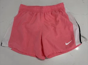 Nike Dri-Fit Tempo Running Shorts Youth Size XL Hot Pink & White - Picture 1 of 8