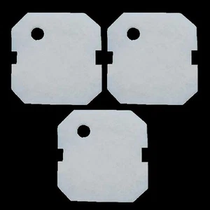 Paquete de 3 almohadillas de filtro blancas de repuesto para filtro externo Jebao 503 recipiente - Imagen 1 de 1