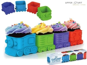 Cupcake Express Baking Cups 4 Pack Train Silicone Genuine FRED FAST SHIPPING - Picture 1 of 4