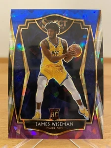 2020-21 James Wiseman #184 Select Blue White Purple Cracked Ice Prizm Rookie RC - Bild 1 von 5