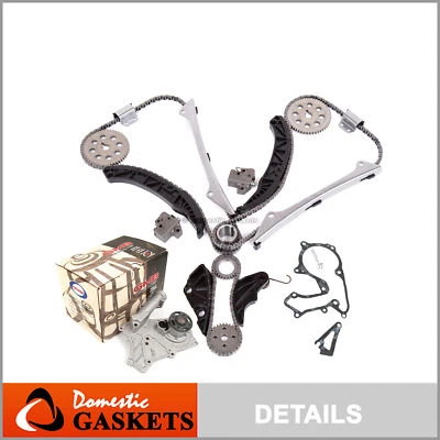 定时链套件水泵适用于 07-12 现代起亚 3.3L 3.5L 升 3.8L 升 G6DB G6DC G6CD — 第 1/4 张图片