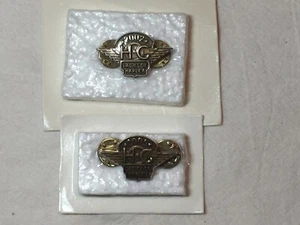 Ladies of Harley 'HOG' Pin Set '2002' & '2005' New Old Stock - Picture 1 of 4