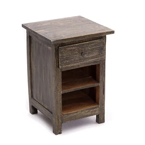 HOLZ TELEFONTISCH "BEN" | 55 cm | Nachttisch, Badschrank, Kommode, Beistelltisch - Bild 1 von 7