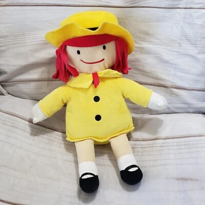 Madeline Plush Stuffed Doll Yellow Coat Felt Hat Kohls Cares 14 Inch 2016 - Image 1 of 4