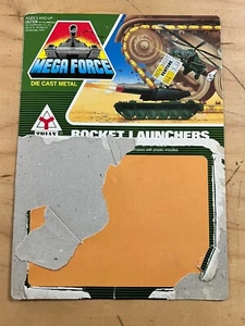 KENNER MEGA FORCE ROCKET LAUNCHERS FULL CARDBACK 1989 - Picture 1 of 8