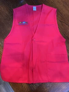 Toys R Us Employee Red Vest Medium - Picture 1 of 2