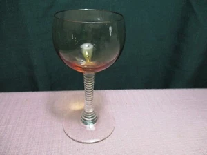 Bryce Glass Wine Glass Stem 857 5 3/8" (1) Vintage - Picture 1 of 6