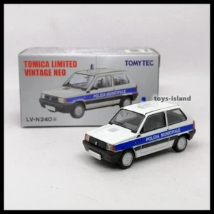 Tomica Limited Vintage NEO LV-N240a Fiat Panda Police Car 1/64 Tomytec Tomy New - Picture 1 of 10
