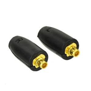 1 Set MMCX Gold-plated Connector Straight Black shell For Shure SE315 earphone - Picture 1 of 3