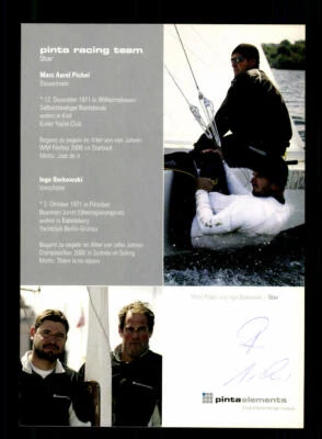 Marc Pickel Autogrammkarte Originial Signiert Segeln + A 220700 - Bild 1 von 2