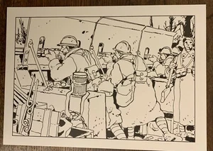 ex libris Tardi "Poilus " - non signé - format A4 - 2 - Imagen 1 de 1