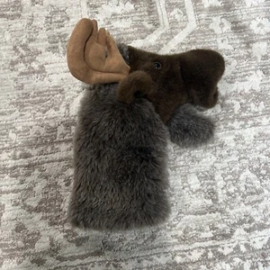 Daphne's Handmade Large Head Cover Moose Driver Golf Headcover Puppet Toy 13" - Picture 1 of 8