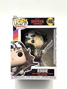 ¡FUNKO POP! Figura de vinilo 1462 de televisión Netflix Stranger Things EDDIE con guitarra - Imagen 1 de 5