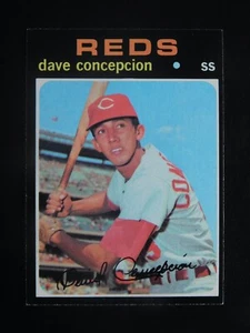 Tarjeta de béisbol Topps #14 1971 de Dave Concepción radiocontrol (nueva en serie) - Imagen 1 de 2