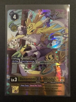 Renamon (X-Antibody) - EX8-031 R - Alt Art - Chain of Liberation - Digimon TCG - Image 1 of 3