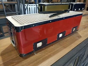 NEW XL HIBACHI YAKITORI CERAMIC CHARCOAL BBQ GRILL - RED - Picture 1 of 5