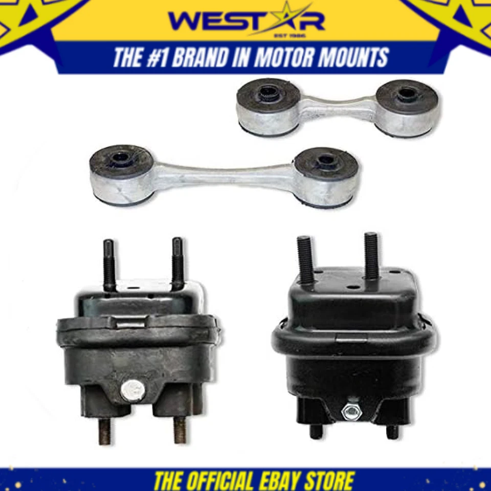 Подходит для Cadillac Eldorado/Deville/Seville 1993-2002 годов выпуска крепление двигателя и трансмиссии 4 шт. - Изображение 1 из 3