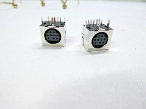 9 Pin Buchse Mini DIN Buchse Schirm rechter Winkel A/V Stecker Sega Genesis X2 - Bild 1 von 8