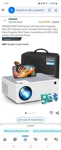 Fangor F-506 Silver 1080p HD Projector - FANGOR506 - Picture 1 of 5
