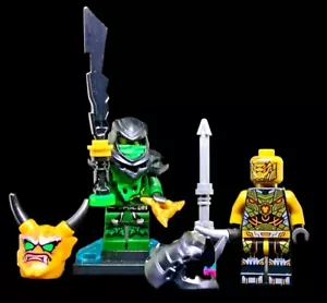 GREEN EVIL MORRO LLOYD + LEGO GENUINE NINJAGO IMPERIUM HUNTER CLAW GENERAL - Imagen 1 de 6