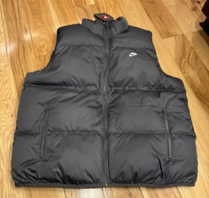 Nike Sportswear Club PrimaLoft Water-Repellent Puffer Vest Grey FB7373 068 XXL - Picture 1 of 6