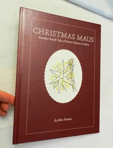 2008, Christmas Maus : Another Small Tale.. John Hutton, HB CHILDREN'S, SIGNED! - Picture 1 of 8