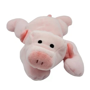 Ty Pillow Pals Oink Schwein Plüsch rosa 14 Zoll 1994 rosa Band liegend nicht mehr produziert Vintage - Bild 1 von 10